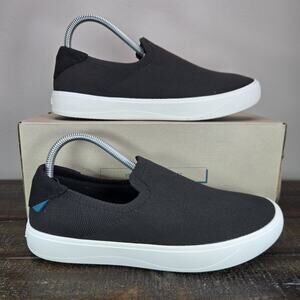 Vessi Boardwalk Slip On Womens Size 8 Waterproof Shoes Sneakers Boulder Black